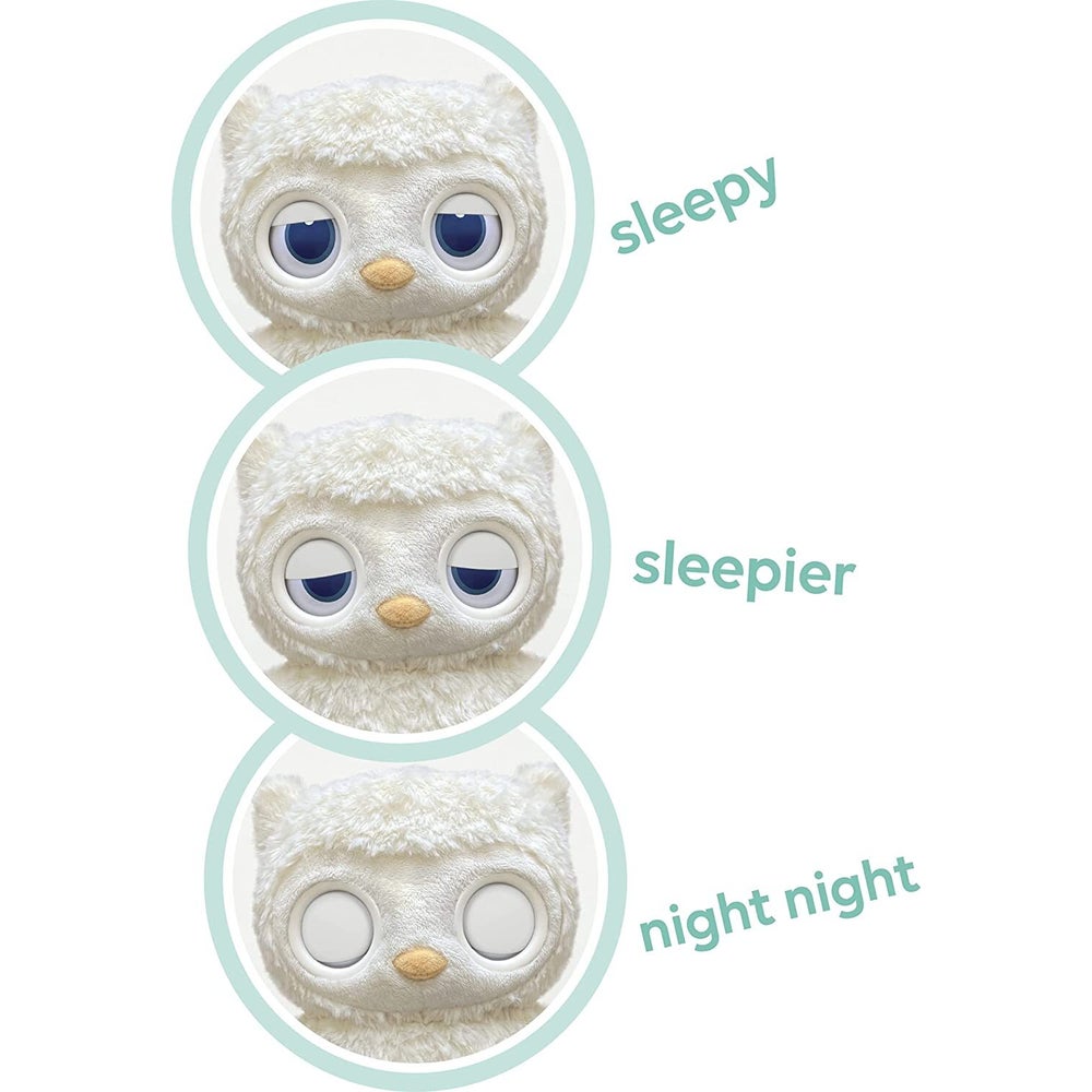 BABY - 8" SLEEPY EYES OWL SOOTHER ANIMATED PLUSH (2) BL